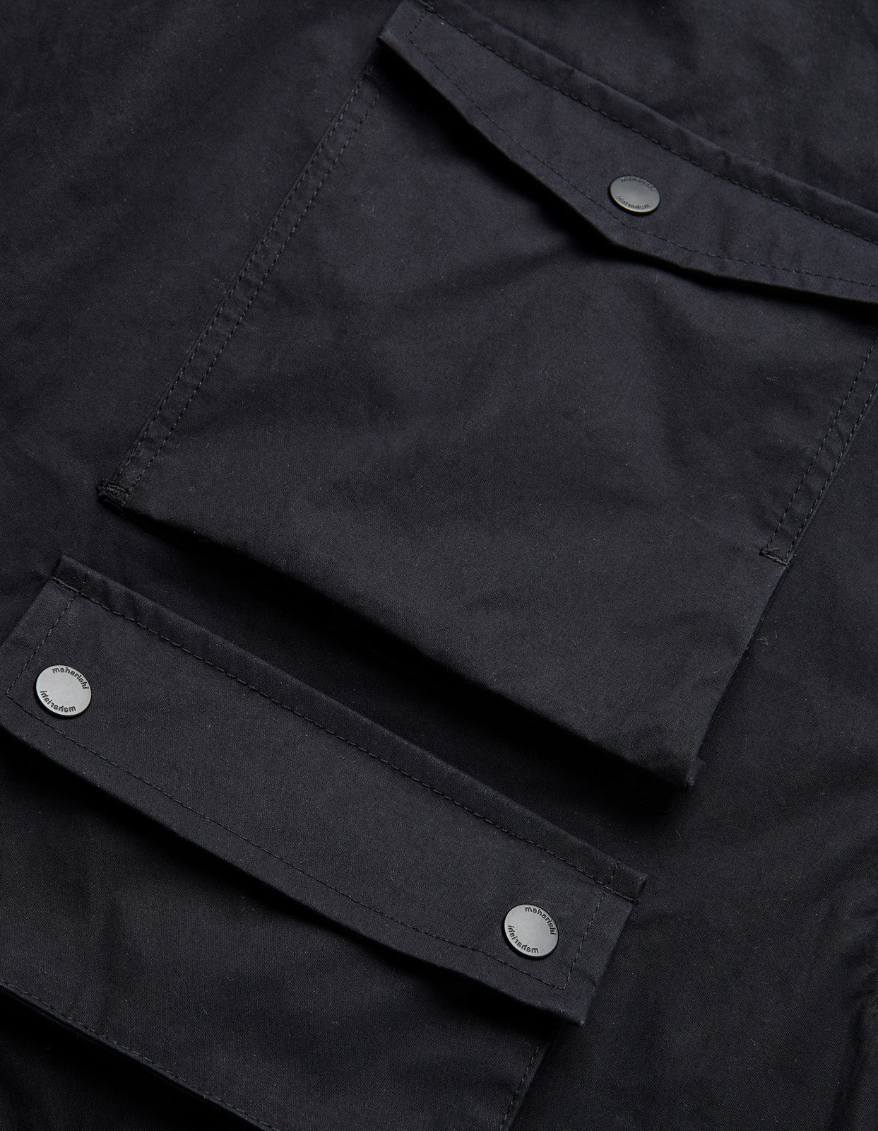 5033 Oversized Monk Snoparka Black