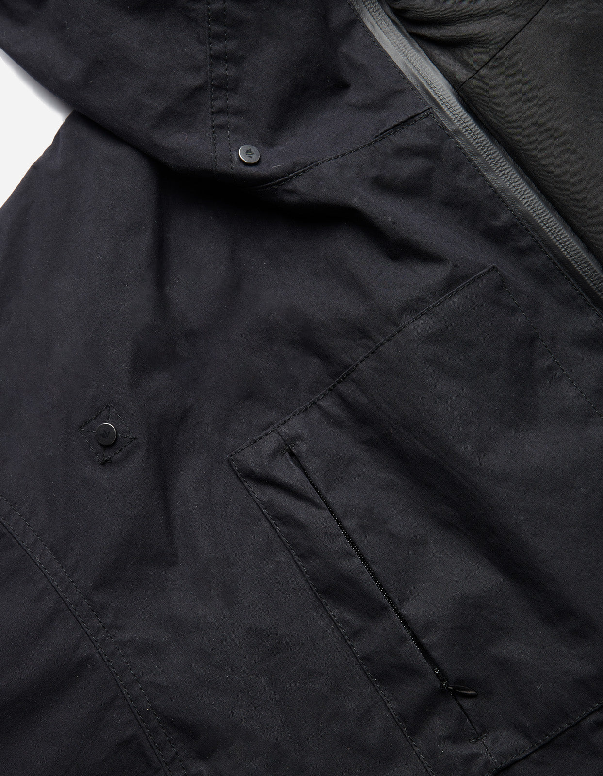 5033 Oversized Monk Snoparka Black