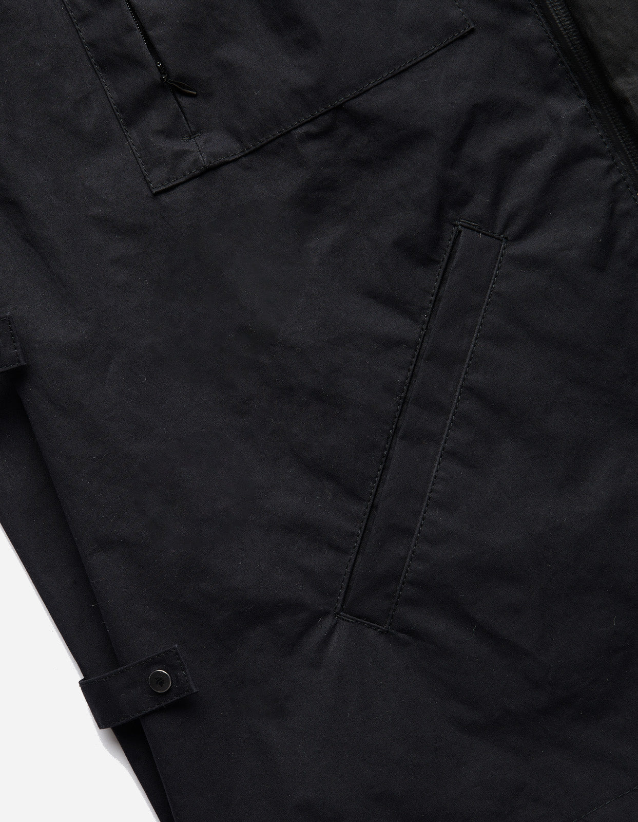 5033 Oversized Monk Snoparka Black