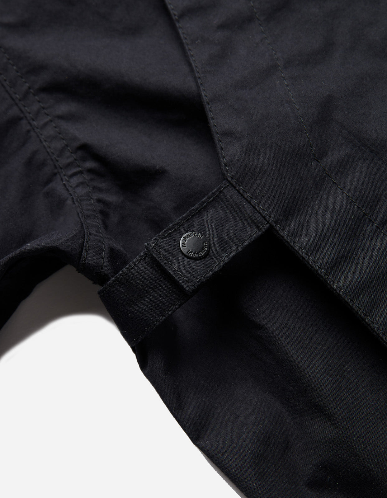 5033 Oversized Monk Snoparka Black