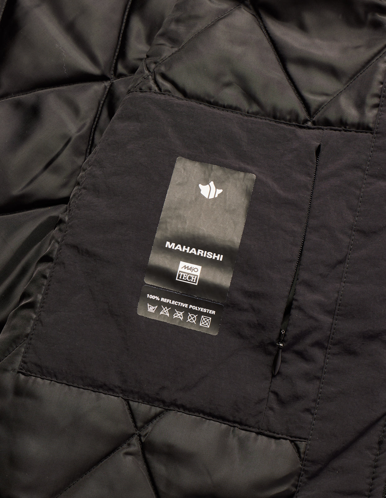 5038 Veg Dyed Tech Cargo Vest Black