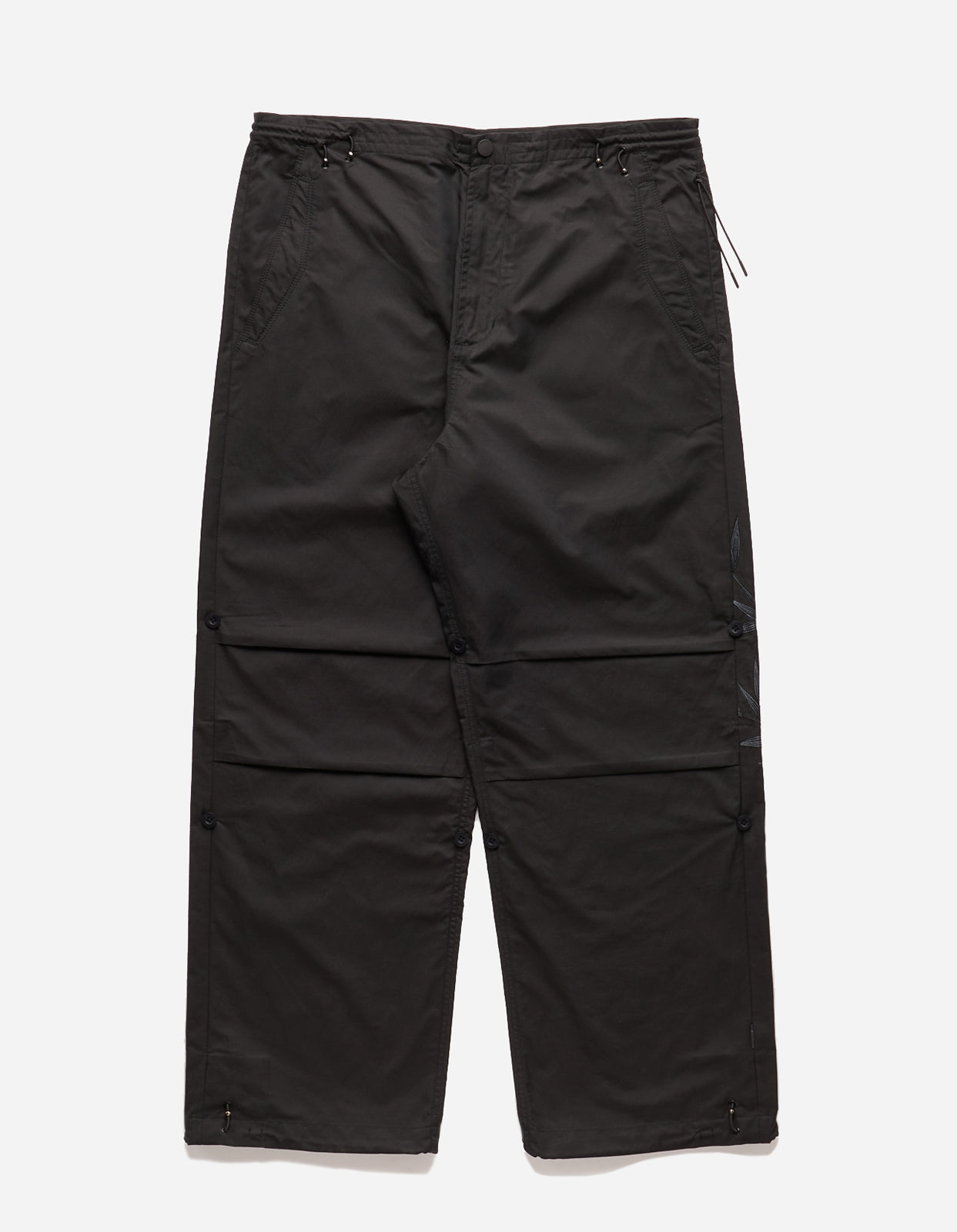 5076 Dragon Bamboo Loose Snopants Black