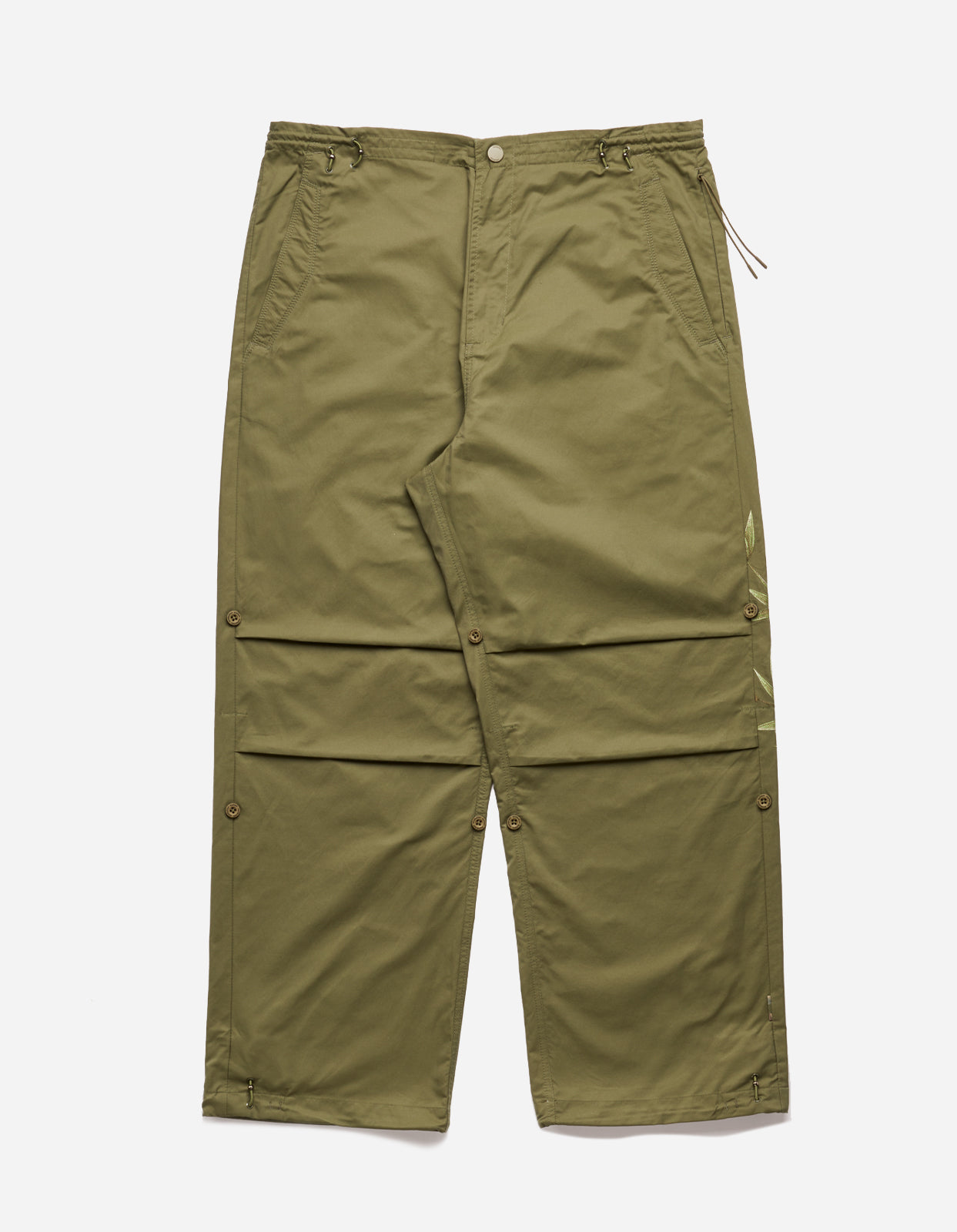 5076 Dragon Bamboo Loose Snopants Olive OG-107F
