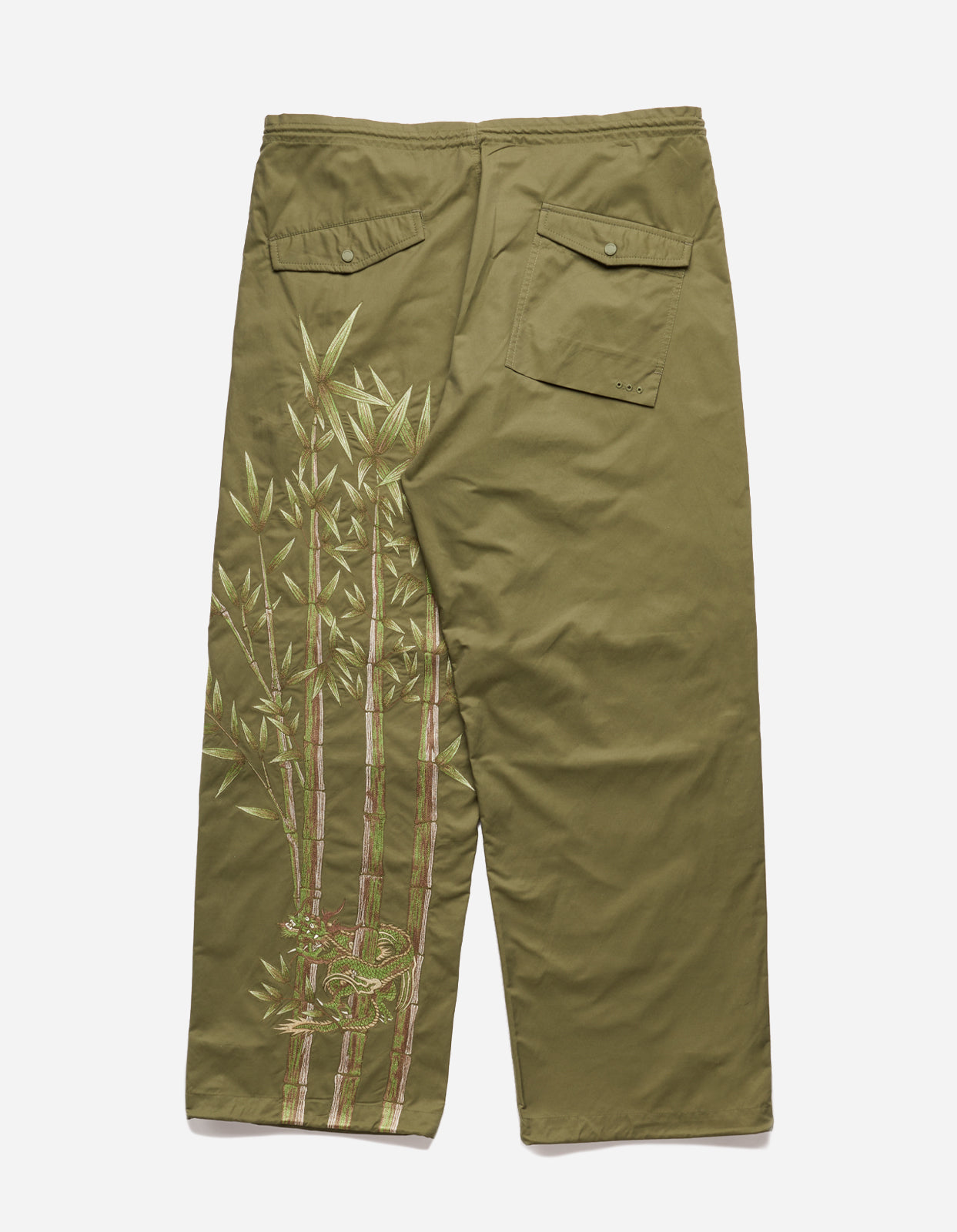 5076 Dragon Bamboo Loose Snopants Olive OG-107F