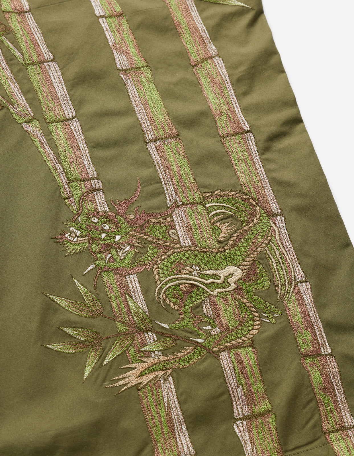 5076 Dragon Bamboo Loose Snopants Olive OG-107F