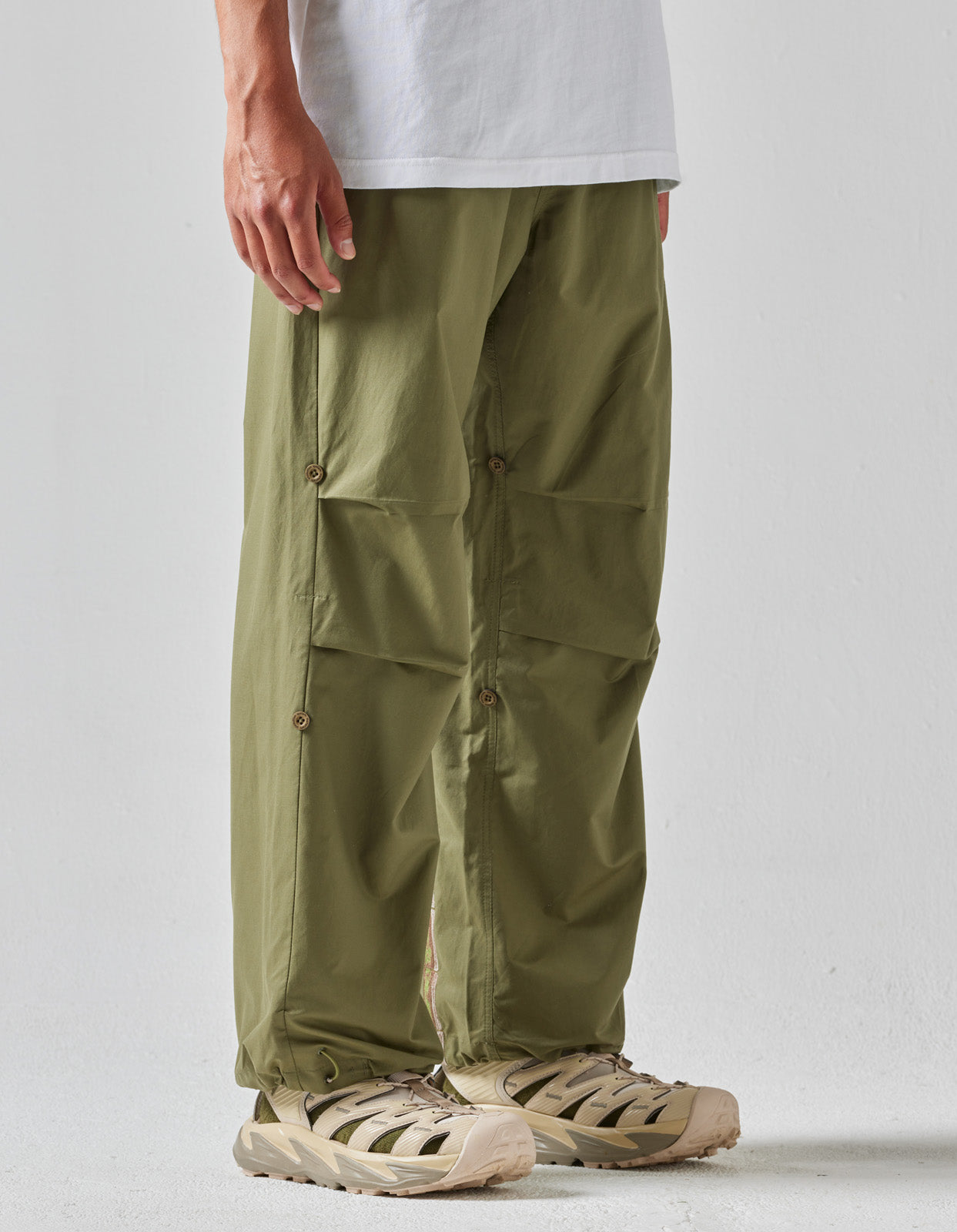 5076 Dragon Bamboo Loose Snopants Olive OG-107F