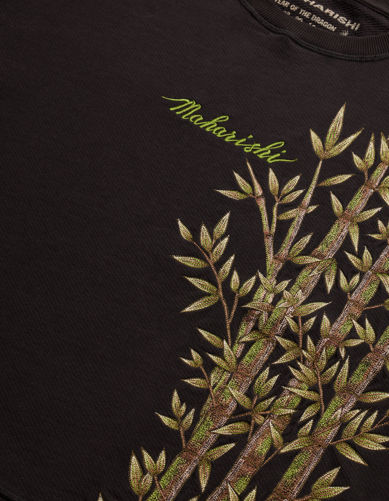 5079 Bamboo Vintage Crew Sweat Black