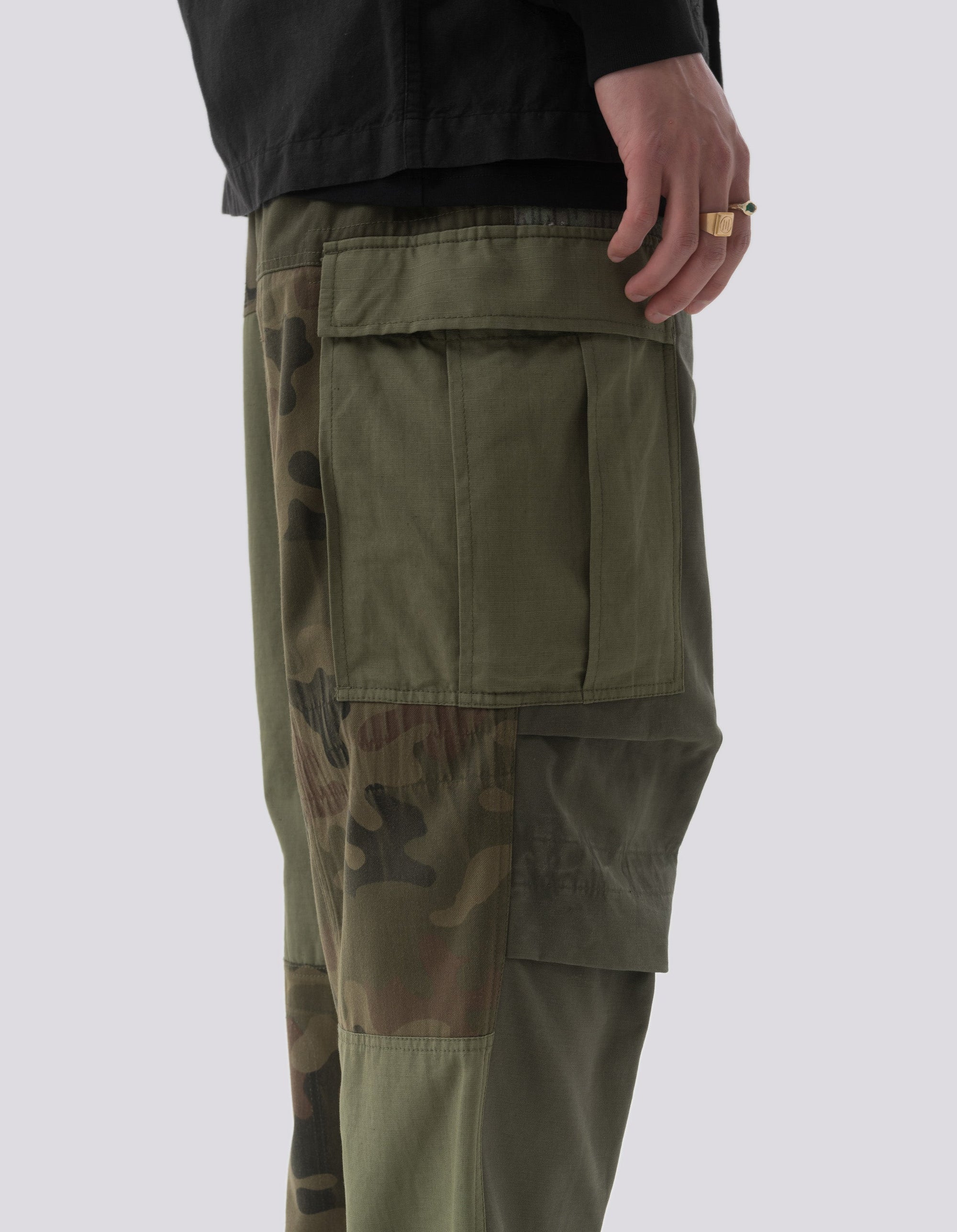 5094 Upcycled M65 Cargo Pants Olive