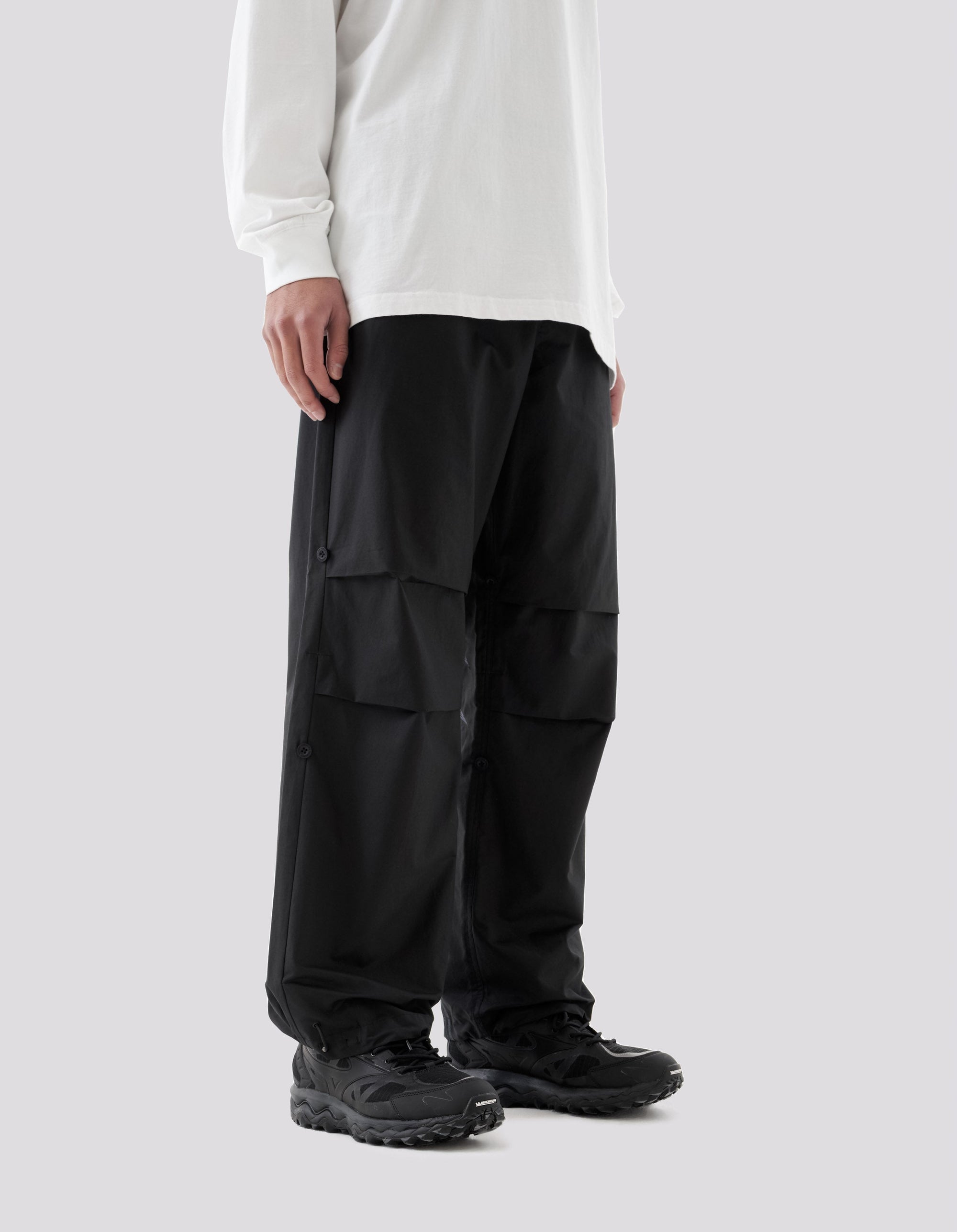 5076 Dragon Bamboo Loose Snopants Black